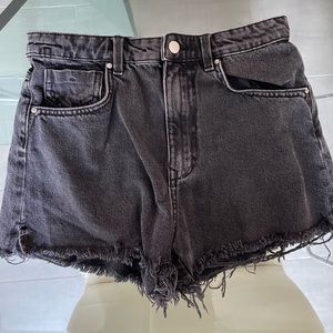 Zara Black Jean Shorts